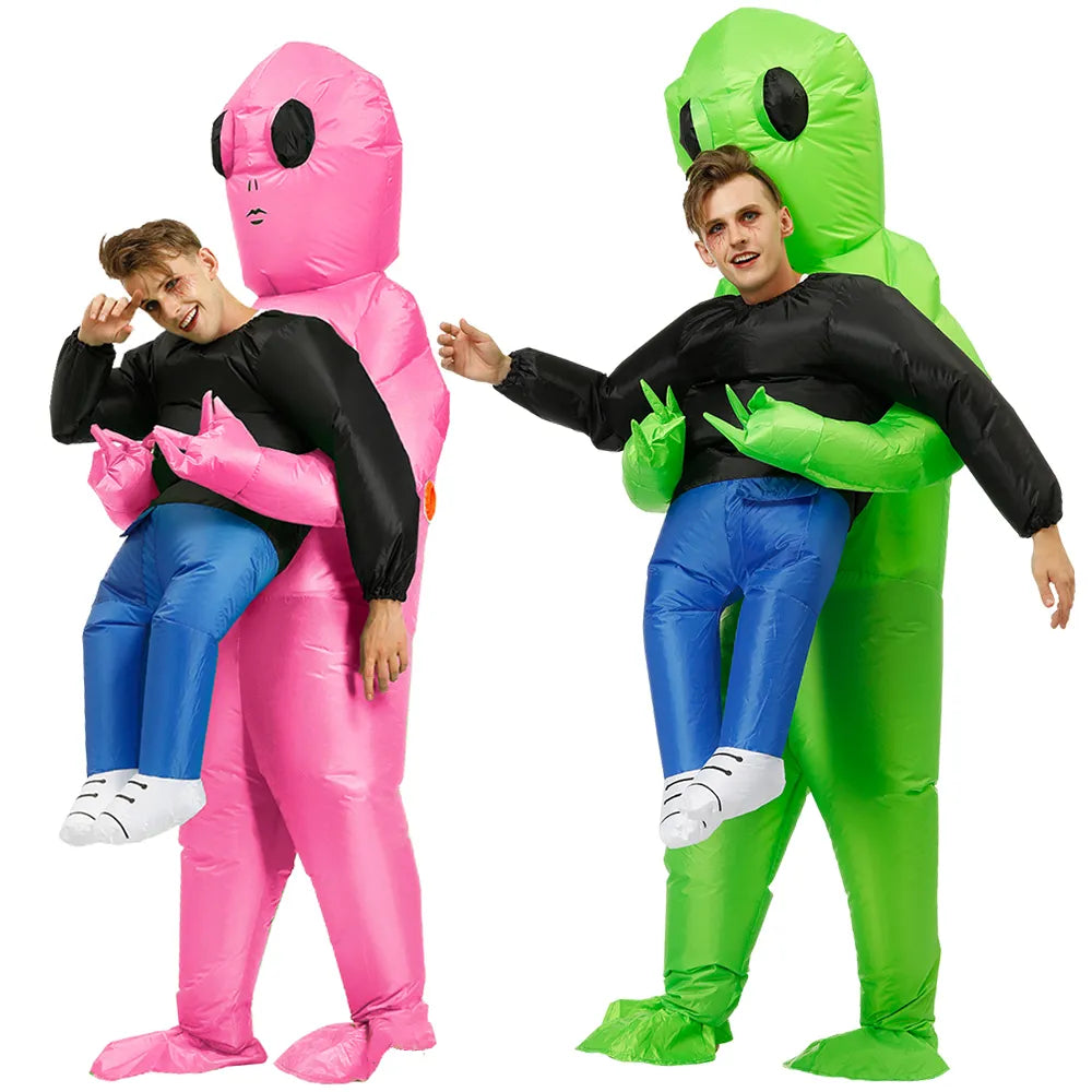 Cosmo Alien Kostuum – Speels en Ruimtelijk Verkleedpak voor Kinderen en Volwassenen