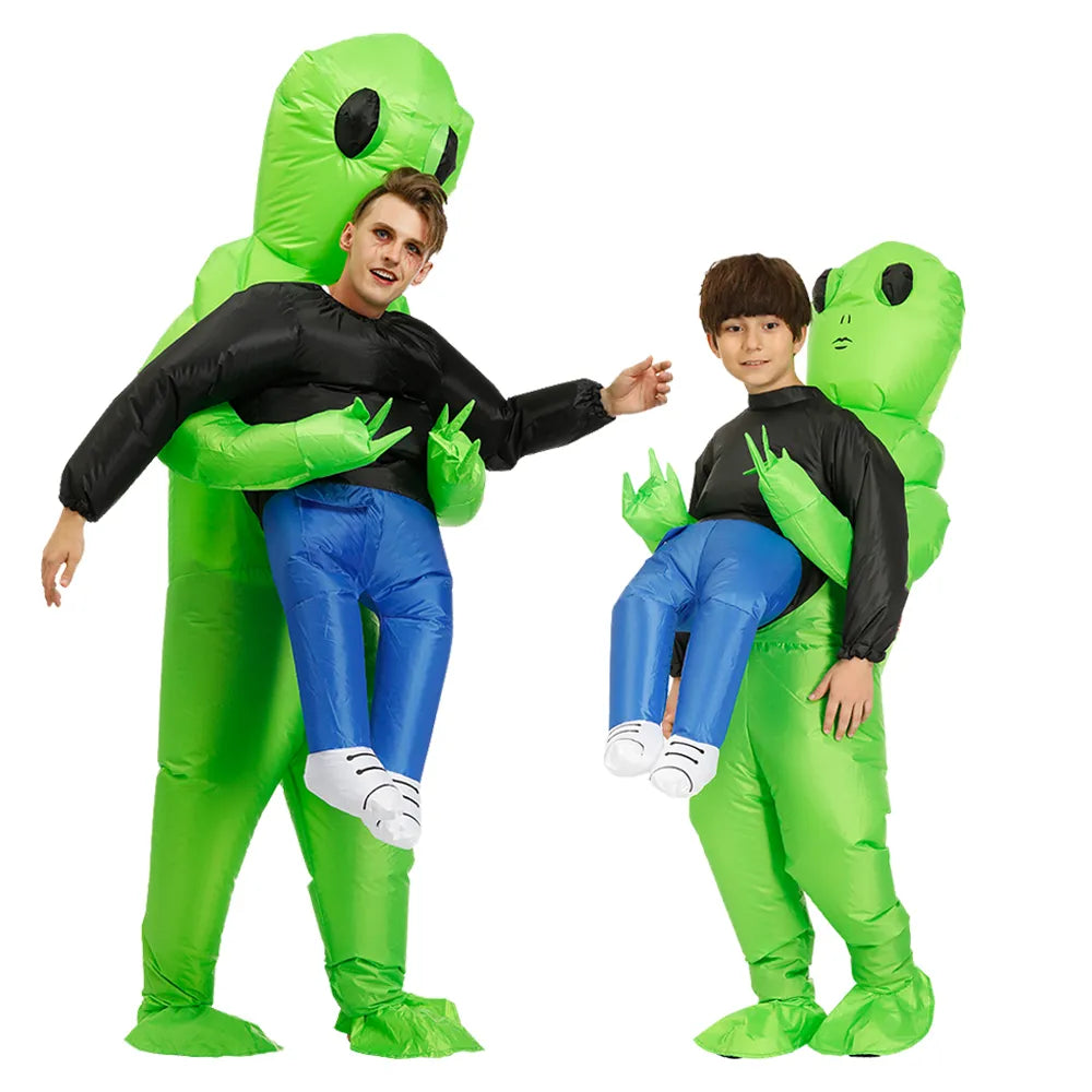 Cosmo Alien Kostuum – Speels en Ruimtelijk Verkleedpak voor Kinderen en Volwassenen