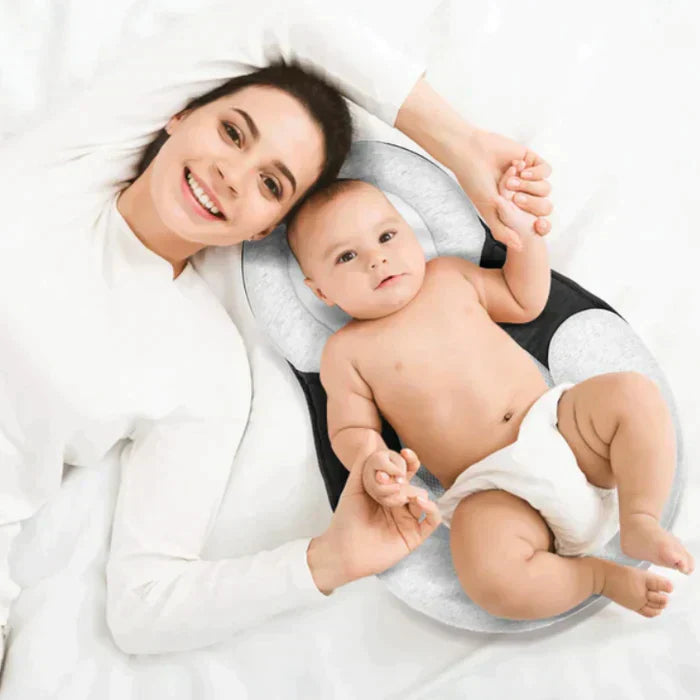 Nestlenap – Ergonomisch babykussen tegen plat hoofdje – 0-6 maanden