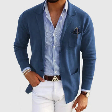 Lorenzo Herrenblazer – Elegant und lässig mit Reverskragen und Knöpfen  