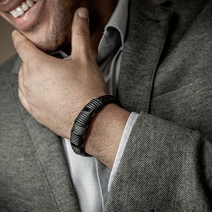 Geweven PU Leer Stijl Armband
