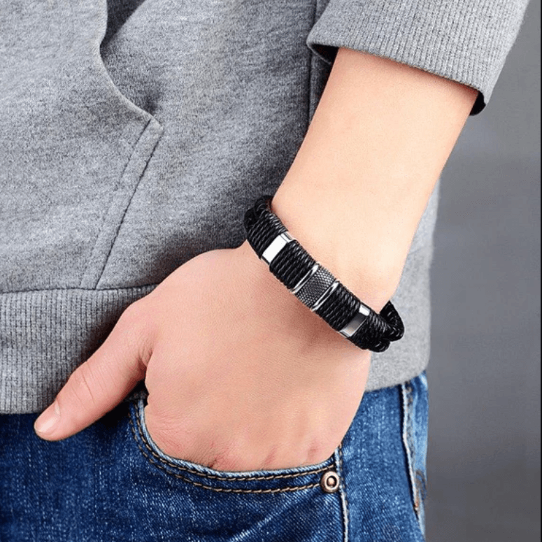 Geweven PU Leer Stijl Armband