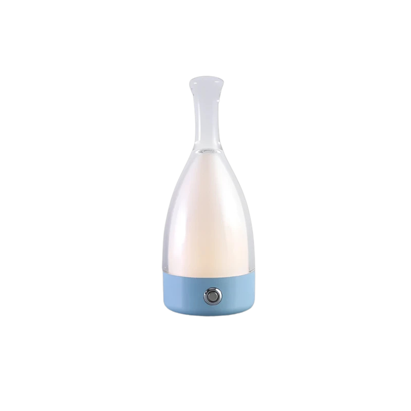 VinoGlow | Lámpara de mesa recargable en deseño de botella de viño