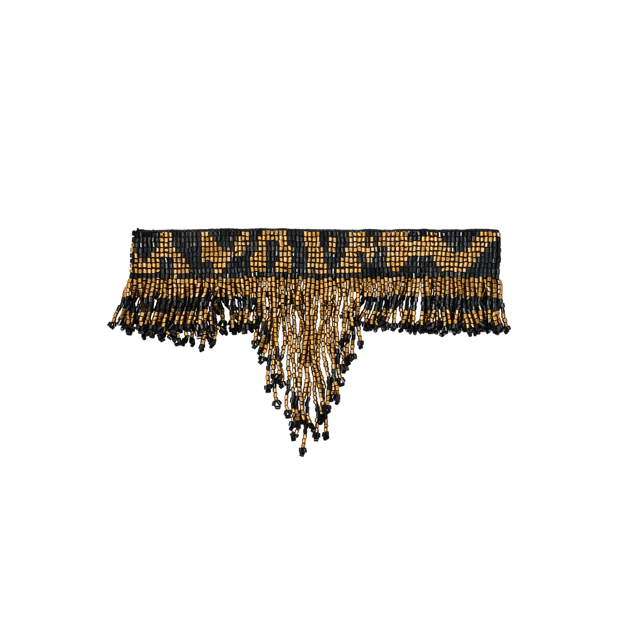 Choker Ketting met Metaaldraad & Resin Details – Verstelbaar Design en Decoratieve Afwerking