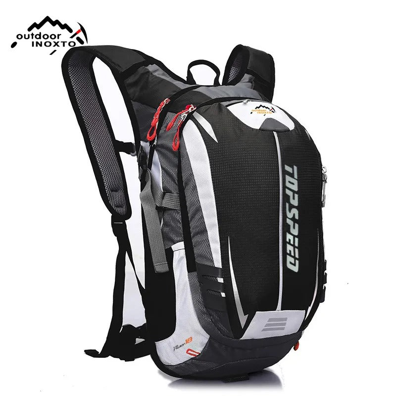 Fahrrad- & Wanderrucksack 18L – Inklusive 2L Wasserblase & Regenschutz