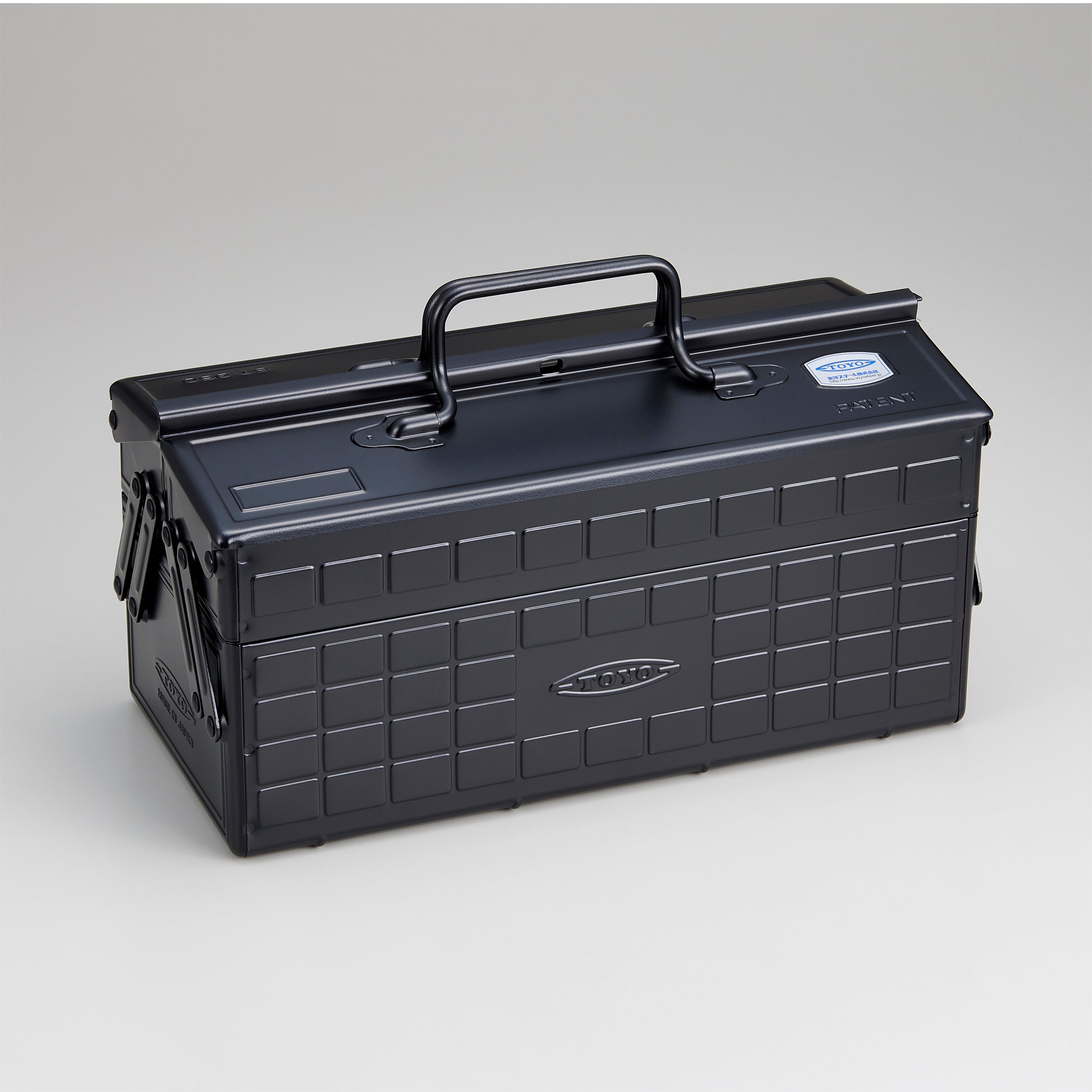 Metavor – ST-350 steel toolbox with compartments & lock opening