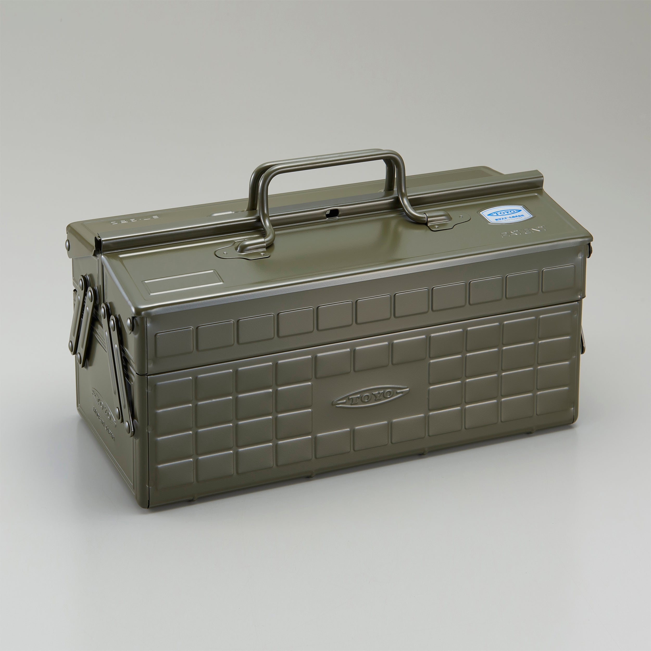 Metavor – ST-350 steel toolbox with compartments & lock opening