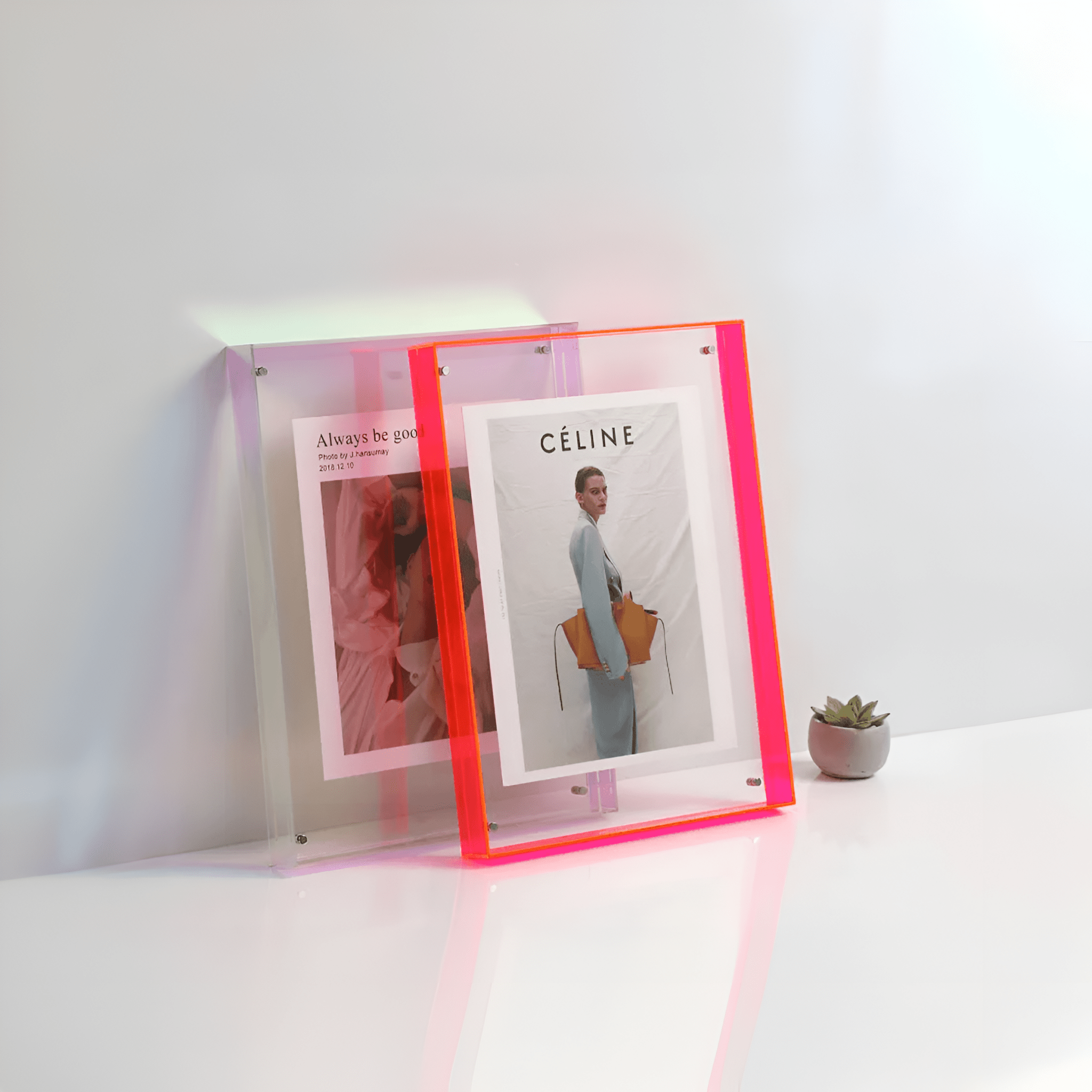 Acryl Fotolijst Transparant – Moderne Dubbelzijdige Fotohouder voor Foto’s en Prints