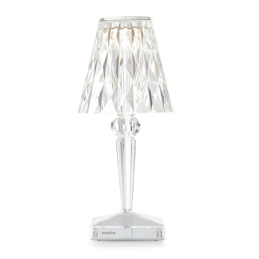 GlamCrystal Lampe - Schicke Tischlampe - Kristalldesign - Luxus und Eleganz