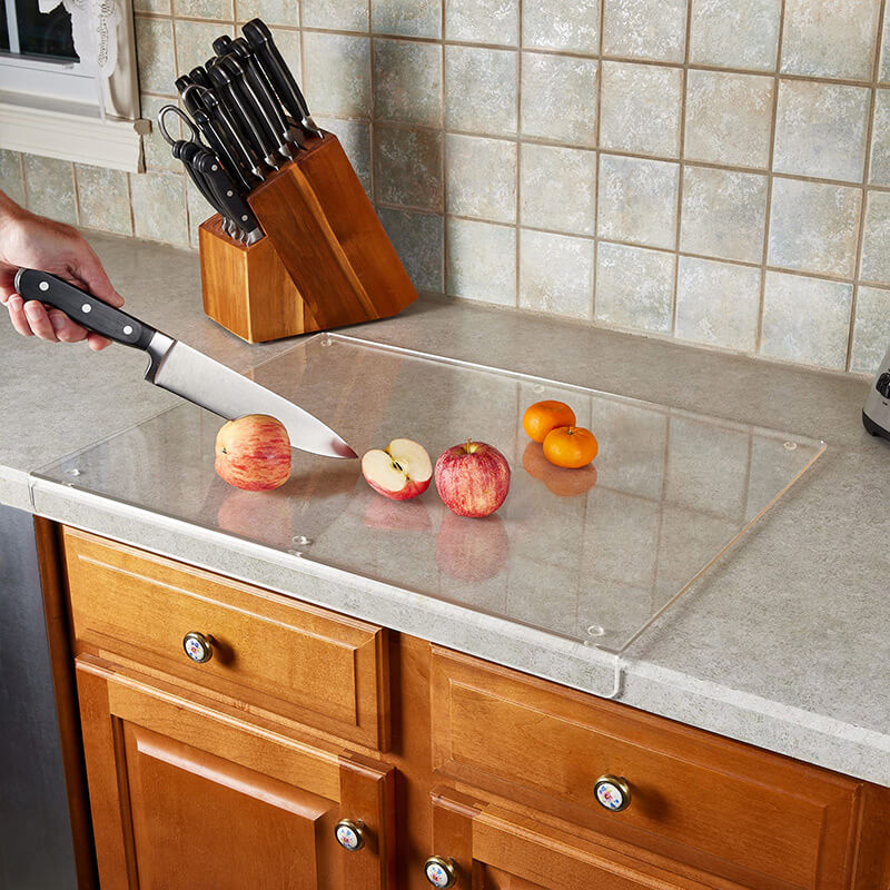GlassEdge – Acrylic Non-slip Cutting Board Transparent – Kitchen & Serving