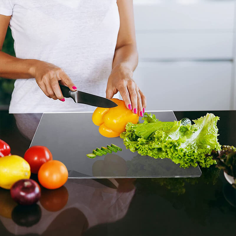 GlassEdge – Acrylic Non-slip Cutting Board Transparent – Kitchen & Serving