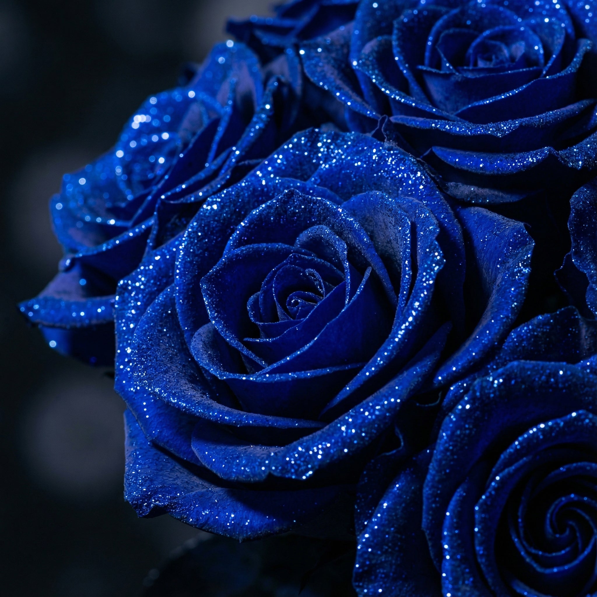 Gläserne Rose mit LED-Beleuchtung – dekorative Glasglocke mit Holzfuß