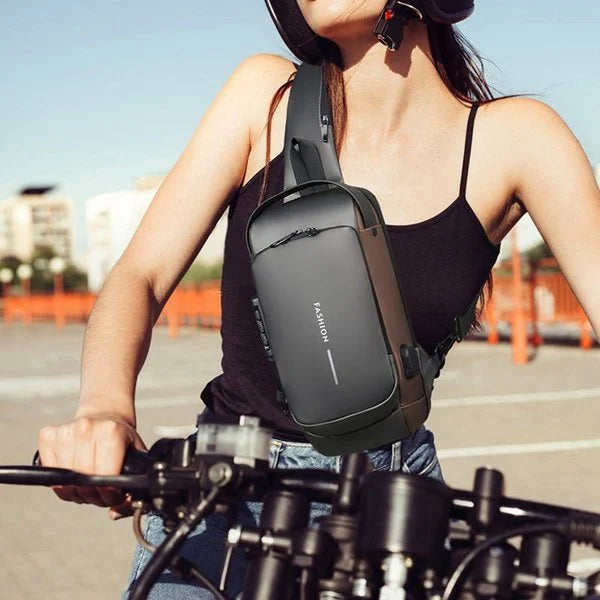 Revalki James | USB anti-theft shoulder bag for travel and sports