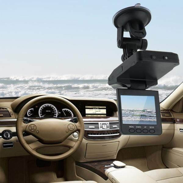 Wide-angle rotating dashboard camera