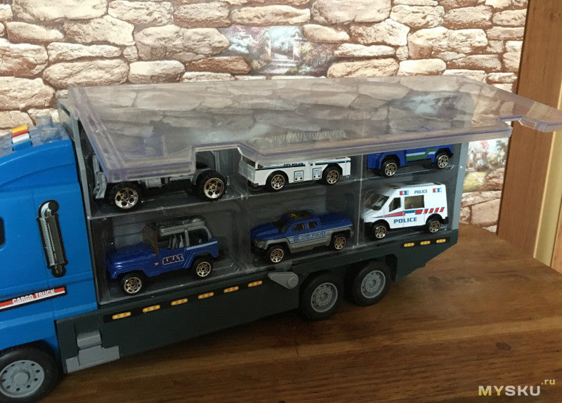 BuildMaster – Conxunto de vehículos de xoguete de construción con camión volquete, grúa e excavadora