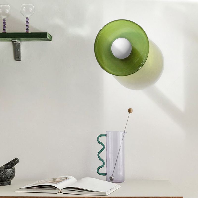 Culina – Ronde flush plafondlamp – Glasdesign voor keuken & interieur