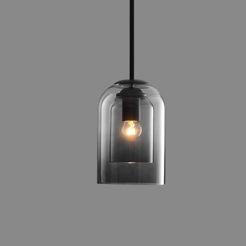 AuraGlas – Lámpara colgante elegante con vidro dobre – Moderna e regulable