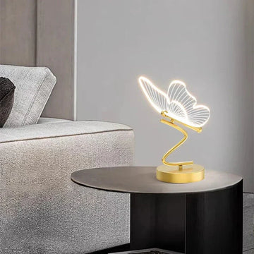 ButterflyLuxe Luxuriöse Schmetterling LED Tischlampe - Moderne Stimmungsbeleuchtung