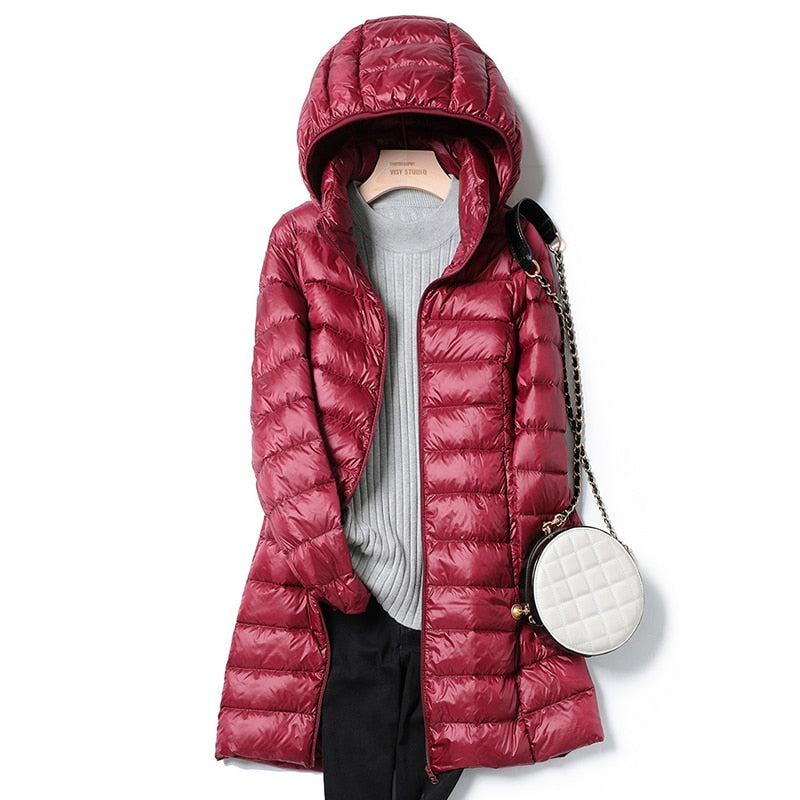 Revalki Abrigo de invierno para mujer
