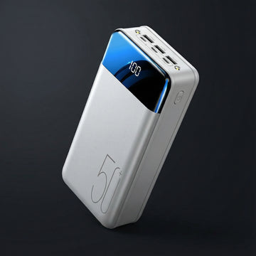 Batería portátil 100.000 mAh – Carga rápida, USB-C y pantalla LED para llevar