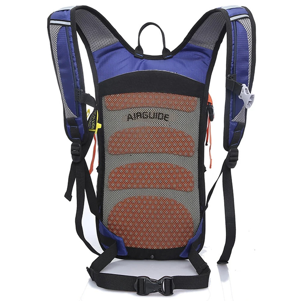 Fahrrad- & Wanderrucksack 18L – Inklusive 2L Wasserblase & Regenschutz