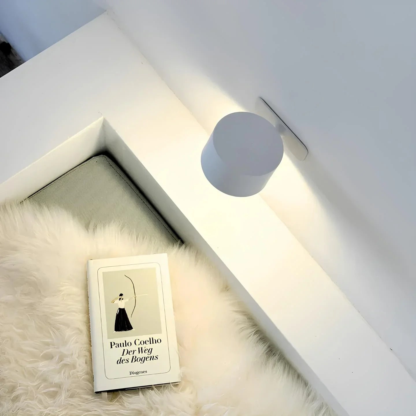 Furendi – Lámpara de parede recargable sen fíos 360° – Iluminación interior e exterior