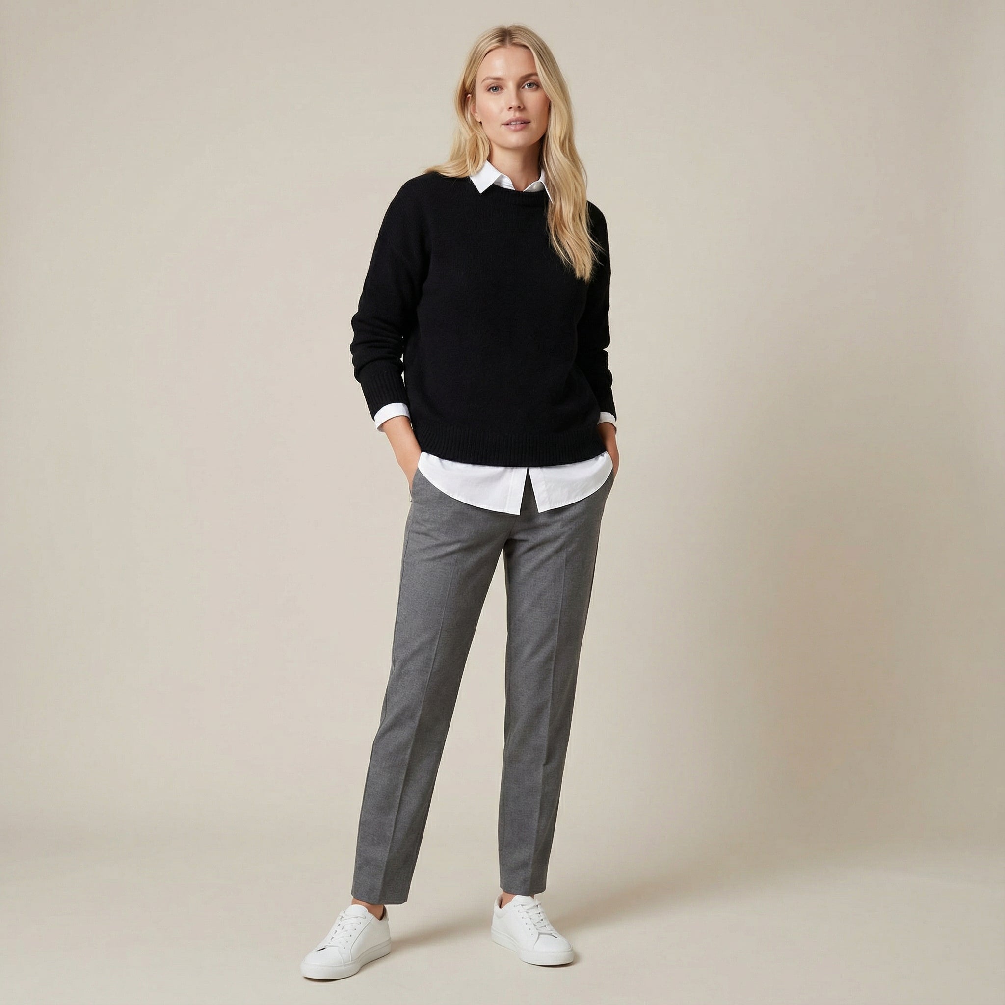 Stijlvolle kasjmier trui - Luxueus, tijdloos & modern