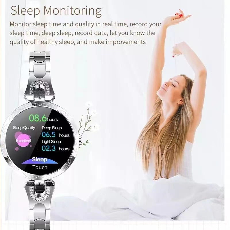 AquaFit Smartwatch Women – Waterproof, Stylish and Smart