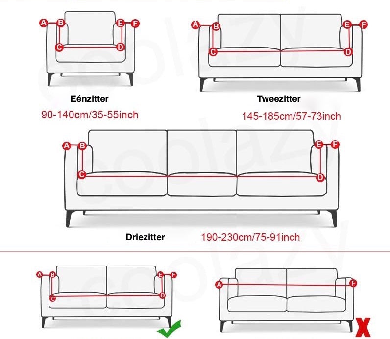 Universelle Sofahusse | perfekte Passform  