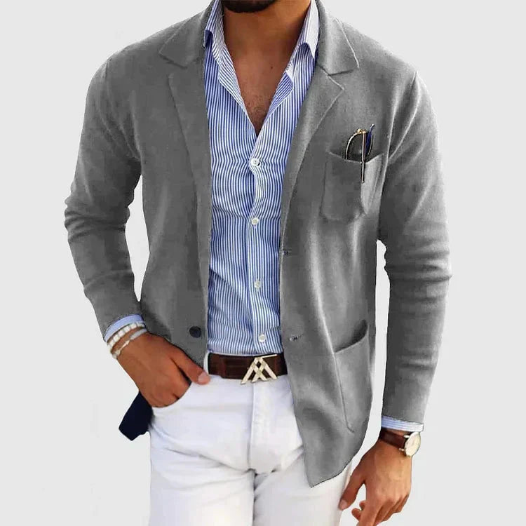 Lorenzo Herrenblazer – Elegant und lässig mit Reverskragen und Knöpfen  