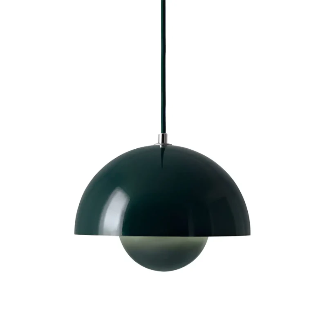 NordicBlossom – lámpara colgante LED escandinava en forma de flor – cable ajustable
