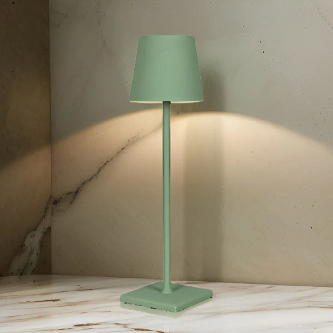 NordicAura – Kabellose, wiederaufladbare LED-Tischlampe im skandinavischen Stil  