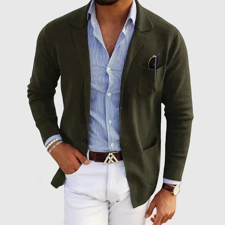 Lorenzo Herrenblazer – Elegant und lässig mit Reverskragen und Knöpfen  