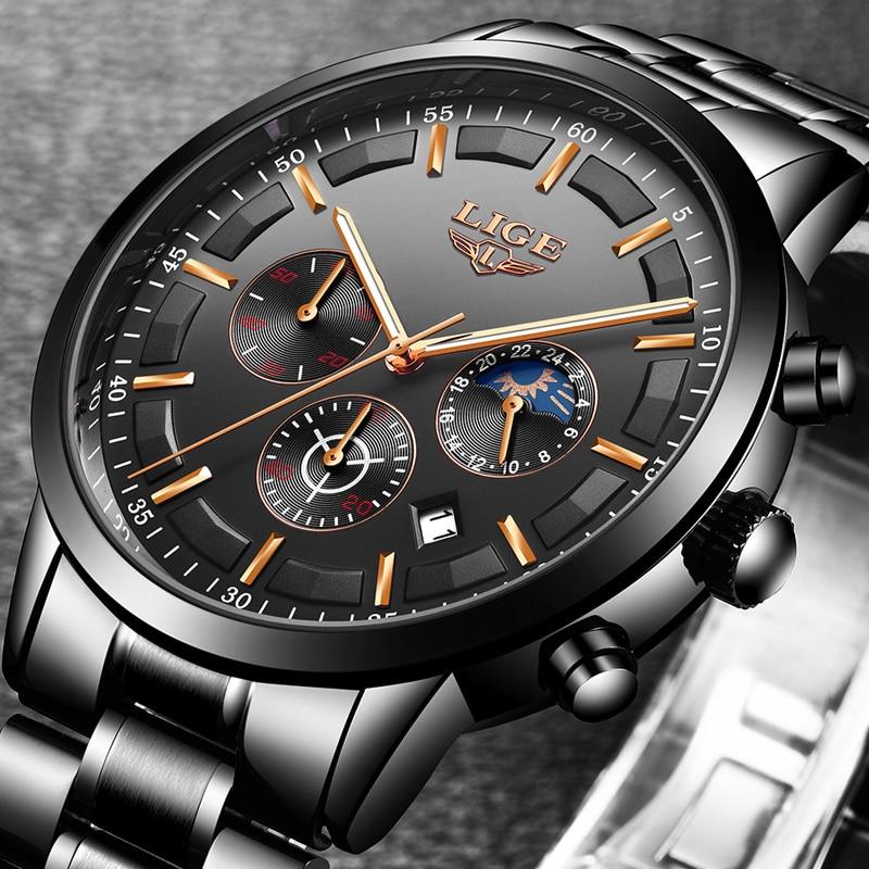 Heren Horloge SteeleX  – Robuust Stalen Ontwerp met Mineraalglas & Waterbestendigheid