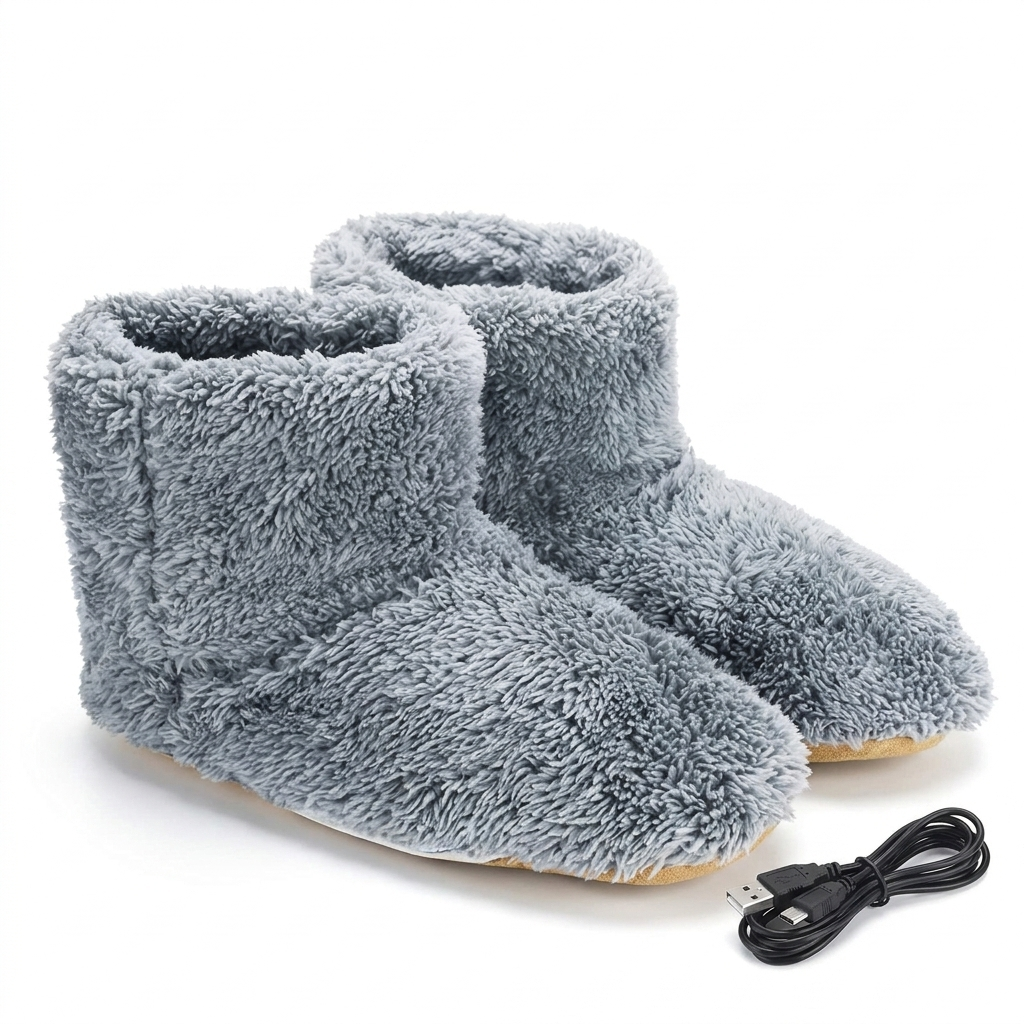 Verwarmde snowboots – USB-oplaadbaar met pluche voering VestraGear