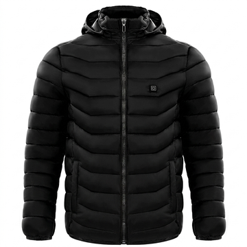 Verwarmde pufferjas heren – capuchon en meerdere warmtezones VestraGear