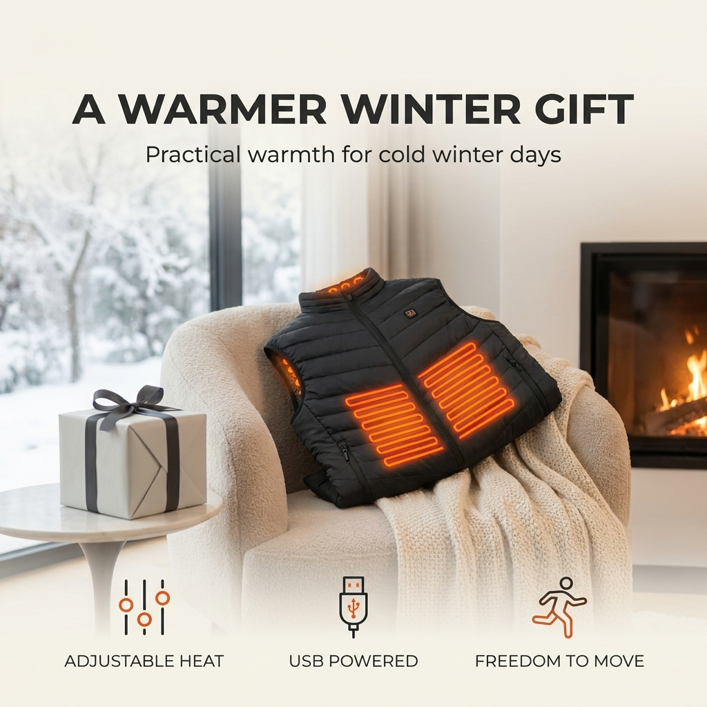 Verwarmd bodywarmer vest – instelbare zones en vrije armen VestraGear