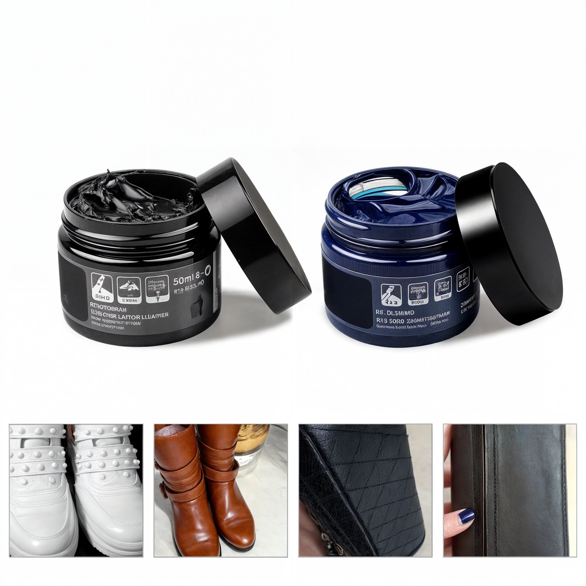 Kleurcrème – verzorgende balm voor lederlook oppervlakken en bekleding