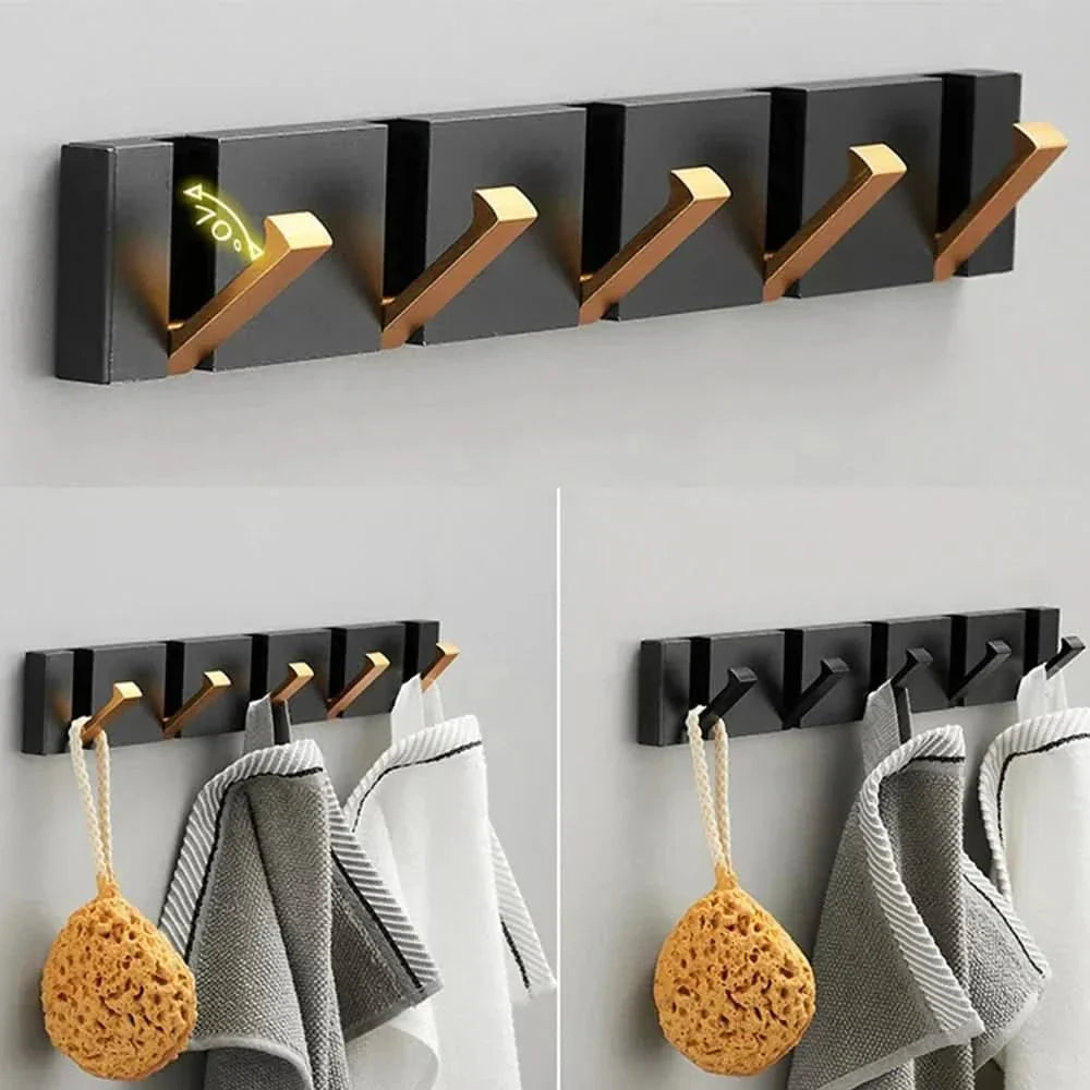 Klappbare Hakenleiste – Einklappbare Haken, stabile Montage & modernes Wanddesign
