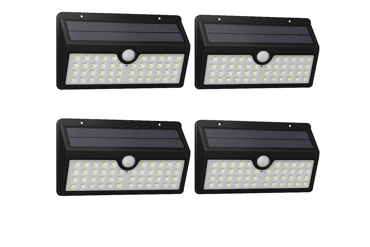 Solaro – Lámpara de seguridad con energía solar 78 LED – IP65 con sensor de movimiento