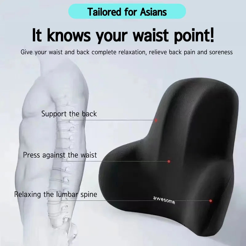 Almofada máxica para as costas | Conforto ergonómico para sentar en cada cadeira