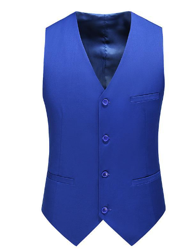 Melzano Zeldony – Chaleco de satén tradicional con corbata e pochette