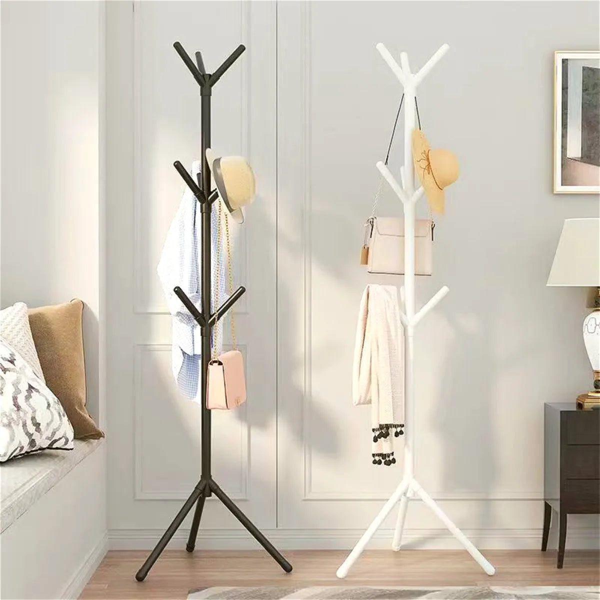 Estante de roupa multifuncional | Organización e estilo en cada interior