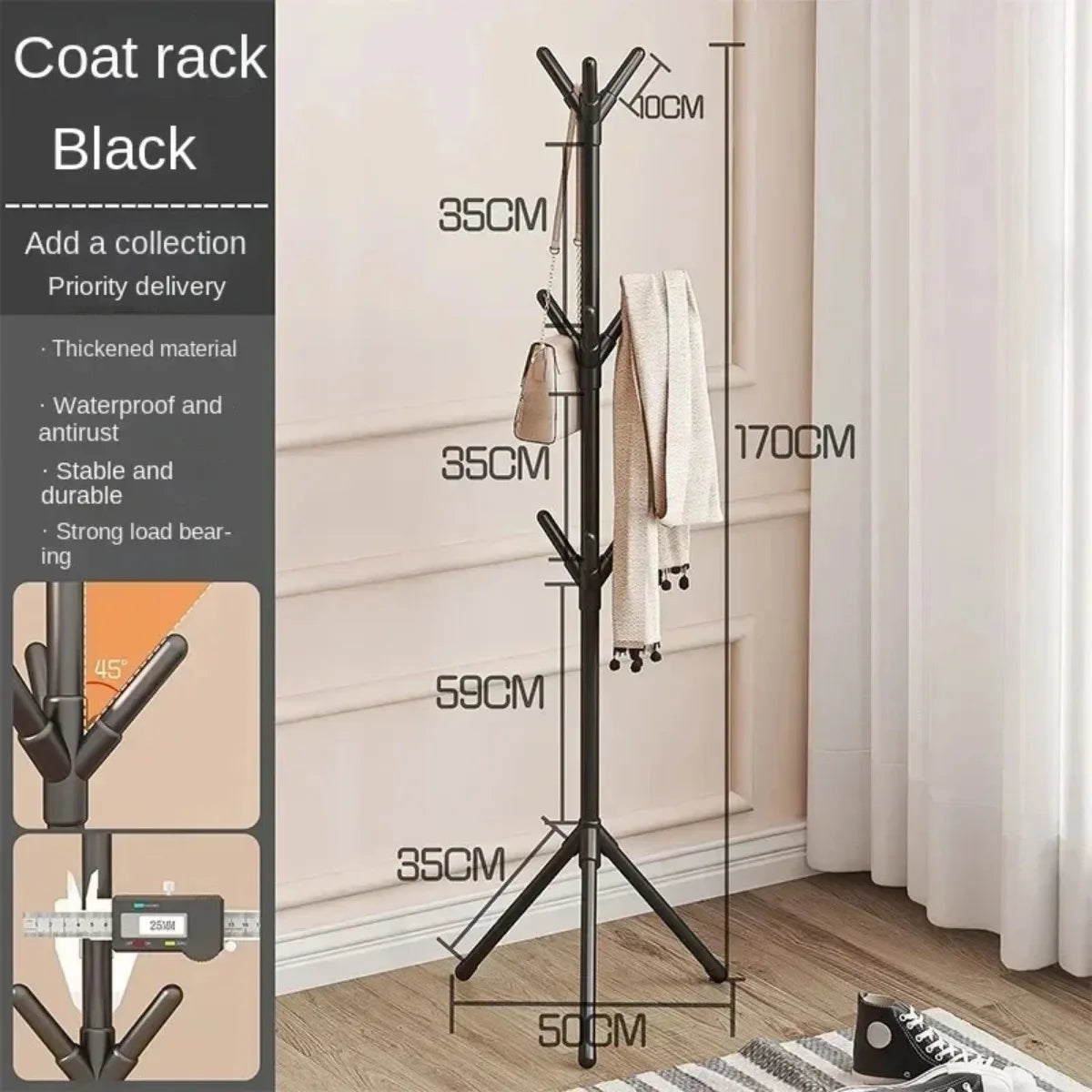 Estante de roupa multifuncional | Organización e estilo en cada interior