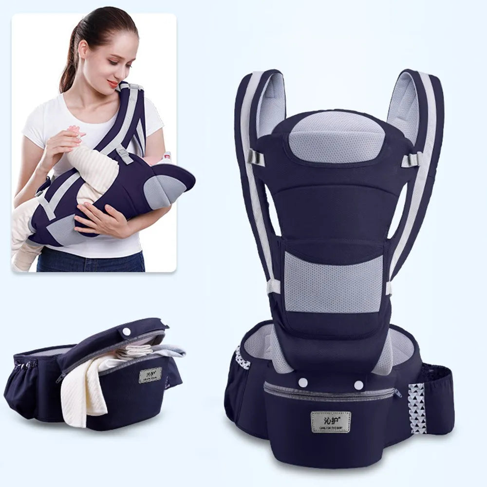 Nurtiva Mochila Ergonómica – Transporte Cómodo para Padres y Niños