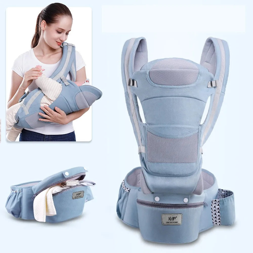 Nurtiva Mochila Ergonómica – Transporte Cómodo para Padres y Niños