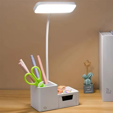 Lumora – Wiederaufladbare LED-Schreibtischlampe 3 Dimmstufen – Touch & faltbar