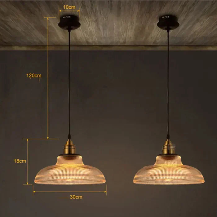 CrystalLoom – Lámpara colgante de vidro deseño moderno – Iluminación de interior elegante