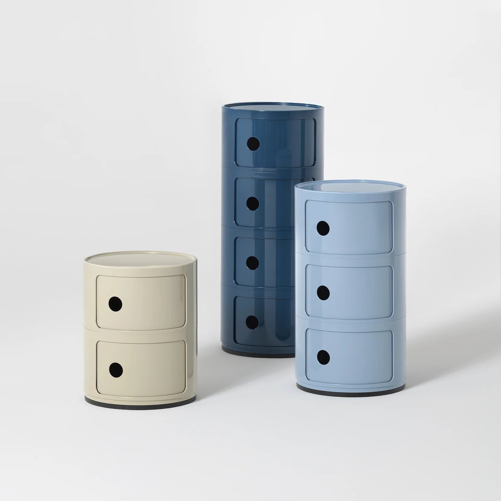 Modulo Living – Ronde Componibili Kast, modulair & lichtgewicht