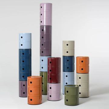 Modulo Living – Ronde Componibili Kast, modulair & lichtgewicht